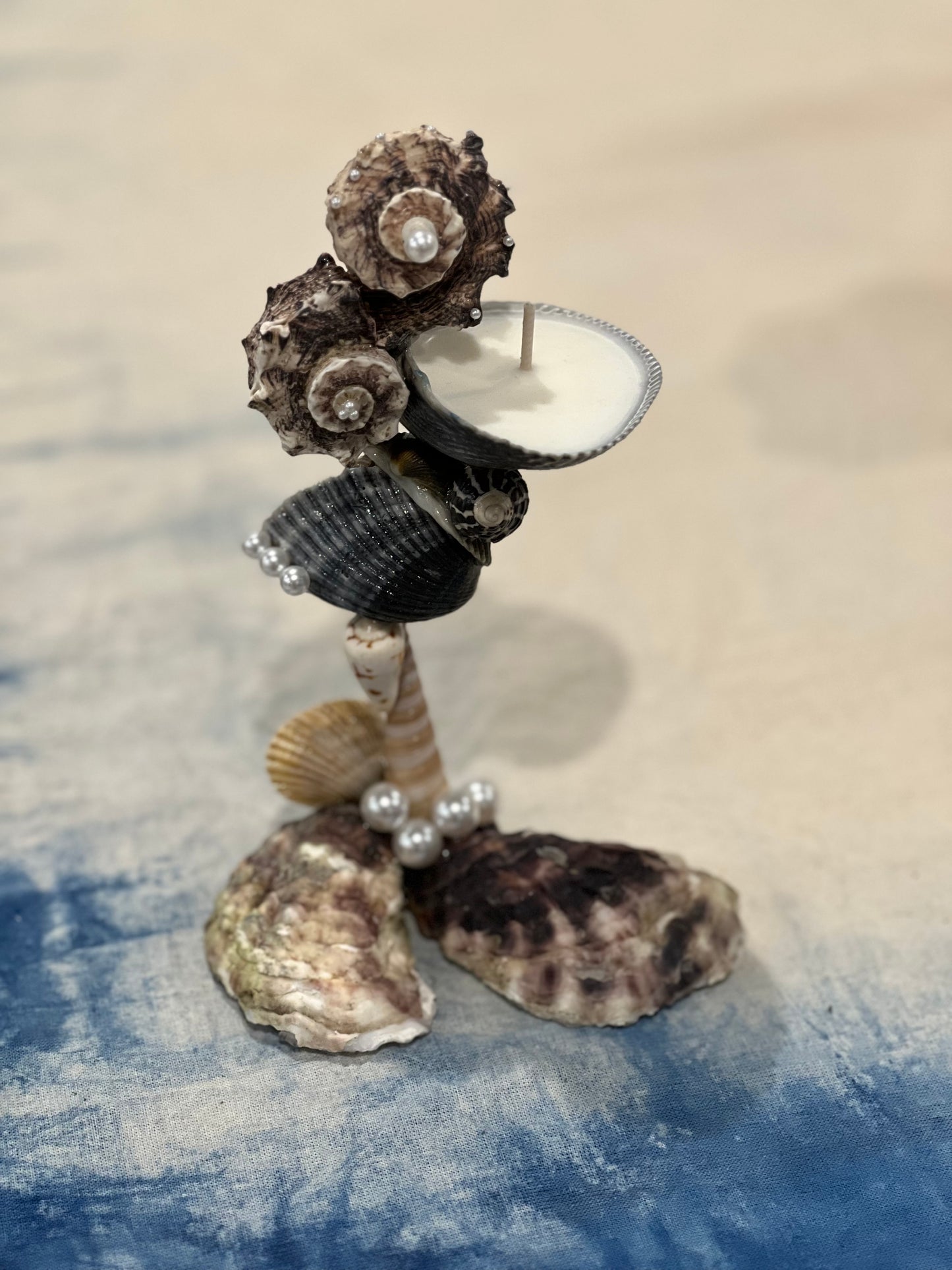 Shell Candle Holder and Candle Making Workshop
